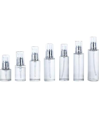 Hemoton 3 Pack Mini Glass Pump Bottles - Refillable Perfume & Essential Oil Dispensers (30ml Silver) | Perfect for Travel & Home | International Shipping Available - Buy Online on SooperMarket.com