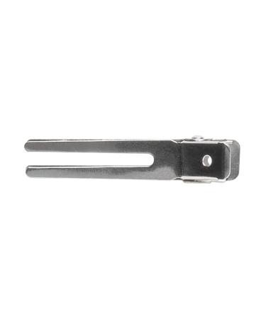 Diane Double Prong Hair Clips for Women  Girls For Holding Rollers or Hair 1.75 Inches Long Silver D17  80 Count (Pack of 1)