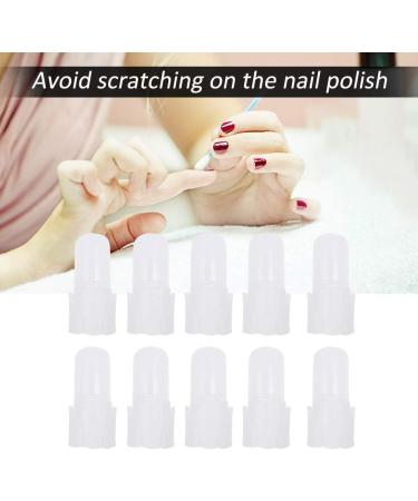 Nail Polish Protector Finger Nail Tips - 10Pcs/set Manicure Varnish Cover Shield - Buy Online on SooperMarket.com