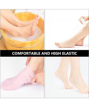 Moisturizing Gel Booties Socks - Hydrating Heel Cuffs for Dry Feet | SEB 41x8x1cm - Buy Online on SooperMarket.com