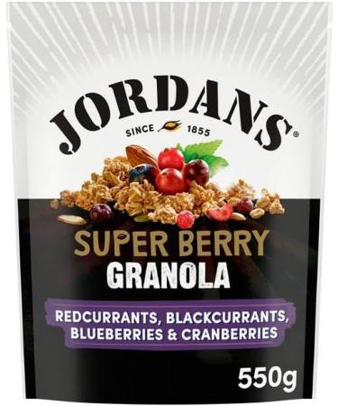 Granola Bundle with Jordans Super Berry Granola 550g Super Fruity Granola 500g and Super Nutty Granola 550g (3 Pack) - Buy Online on SooperMarket.com