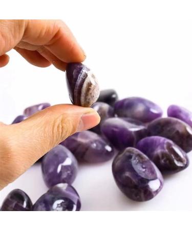 Natural Crystals and Stones 300g 15mm-20mm Natural Dream Amethyst Tumbled Stone Rough Gravel Crystals for Decoration kaixun - Buy Online on SooperMarket.com
