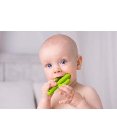 Giligums 58343 Cactus Teether Ring for Babies | 100% Food-Grade Silicone | BPA Free Baby Toothbrush & Dental Aid | Soft Teething Relief for 3 Months+ - Buy Online on SooperMarket.com