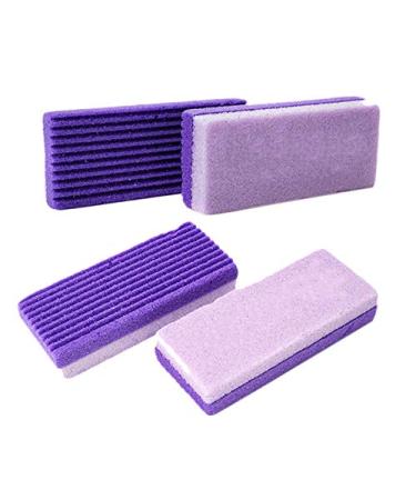 4 Pieces Pedicure Sponge Stone Foot Pumice Stone for Foot Callus Exfoliate Skin Remove Pedicure Scrubber