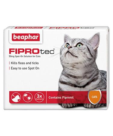 Beaphar FIPROtec Spot on Cat 3 Pipettes