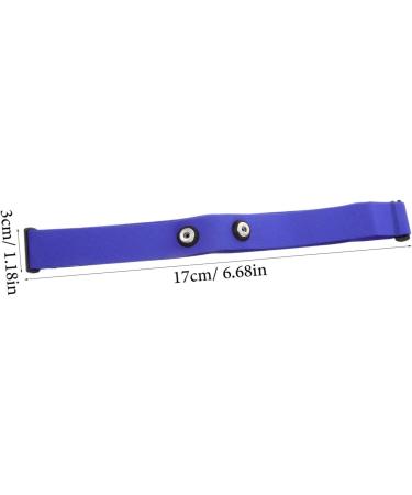 Yarnow Multi-Purpose Sports Belt for Cycling & Heart Rate Monitoring - Durable Nylon Device Holder - 17cm x 3cm - Blue - Buy Online on SooperMarket.com