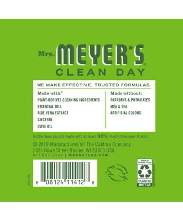 Mrs. Meyer's Fresh Cut Grass & Peony Hand Soap 12.5 FL OZ - Pack of 3 | Refreshing Scent | Gentle Cleansing - Buy Online on SooperMarket.com
