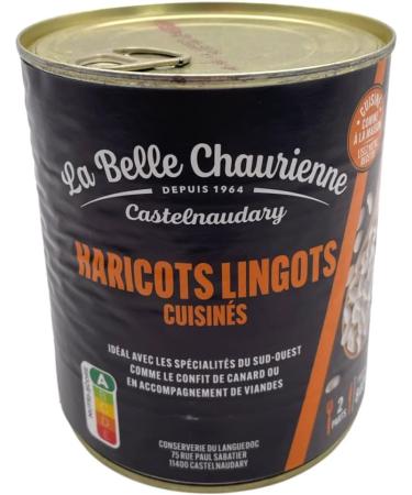 La Belle Chaurienne Lingot Beans in Goose Fat 840g x 2 - Buy Online on SooperMarket.com
