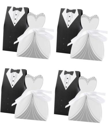 Healeved 120 Pcs Deep Impression Bag Delicate Patterns Wedding Candy Case Candy Box Bride Box Paper - Buy Online on SooperMarket.com