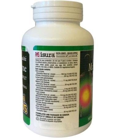 Natural Factors Multi Enzyme Full Spectrum 120 Capsules - Buy Online on SooperMarket.com