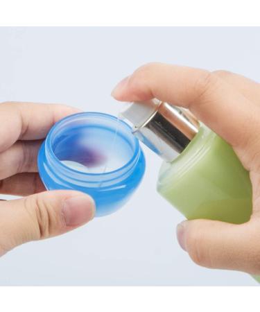 Yucool TSA-Approved Travel Containers - 10 Leak-proof 20ml Mini Bottles with Spatulas for Toiletries & Makeup - Refillable & Empty - Buy Online on SooperMarket.com