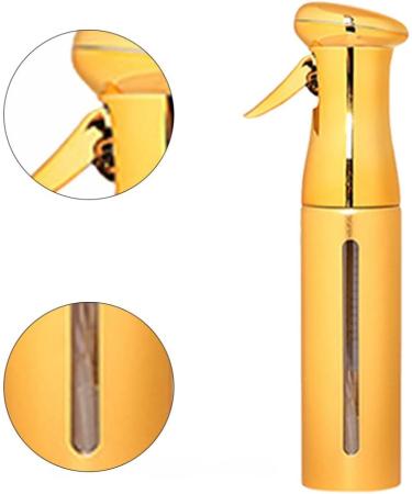 Sprayer Bottle Water Salon Hairdressing Sprayer Hair Spray Bottle Barber Fine Mist Sprayer Empty Bottle for Hair Styling Golden Hair Spray Bottle - Buy Online on SooperMarket.com