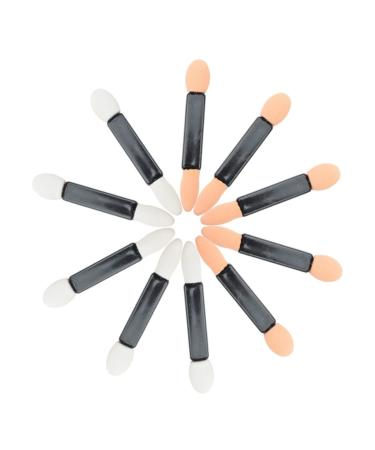 PLAFOPE 50pcs Eye Shadow Applicator Make Eye Shadow Brush Women Eye Brush Sponge Double Ended Makeup Brush