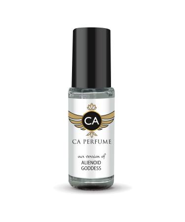 CA Perfume Impression of Alienoid Goddess For Women Replica Fragrance Body Oil Dupes Alcohol-Free Aromatherapy Sample Travel Size Concentrated Long Lasting Roll-On 0.14 Fl Oz/4ml-X1