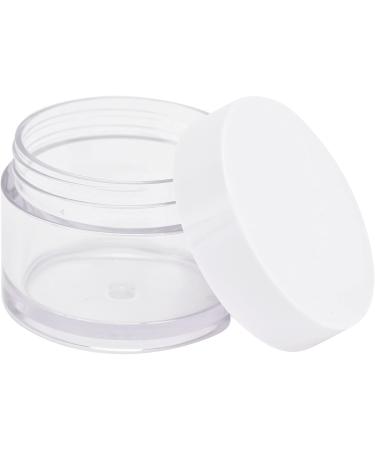 Yosoo Round Clear Jar 4Pcs 50g - Reusable Cream Jars for Cosmetics, Samples, Herbs - Buy Online on SooperMarket.com