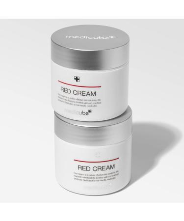 Medicube Red Cream 2.0 | Soothing Acne Treatment | BHA Niacinamide & Adenosine | Non-Comedogenic Korean Skincare (1.69fl.oz - Buy Online on SooperMarket.com