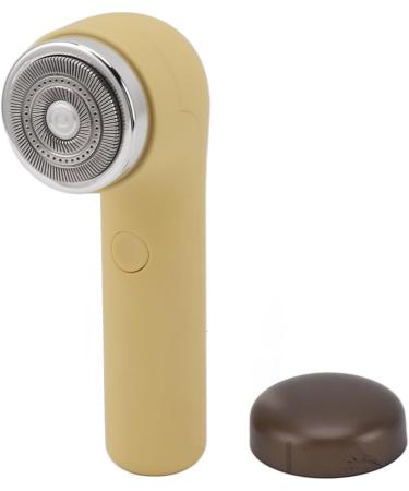 Mini Electric Hair Trimmer Portable Dry and Wet Dual-use Electric Facial Epilator for Home Travel (Yellow) - Buy Online on SooperMarket.com