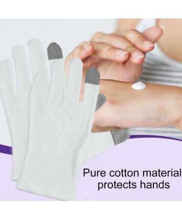 NTRUXZP Moisturizing Gloves 2 Pairs Touch Screen Cotton Gloves Overnight Heal Eczema Sleep Lotion Hands Spa Treatments Repair Rough Cracked Dry Cracked Skin - Buy Online on SooperMarket.com