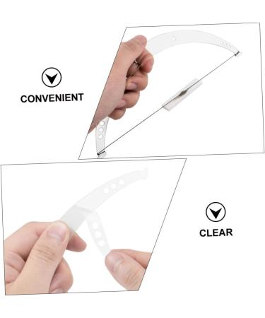 Didiseaon 1 Set Positioning Ruler Drawing Line Tool Eyebrow Measuring Ruler Eyebrow Trimming Ink Line - Buy Online on SooperMarket.com