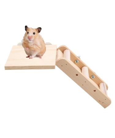 Small animal toys live ladder wooden Schwenkleiter platform pets hamster house swing and ladder set for Parrot Hamster and other small pets the toys