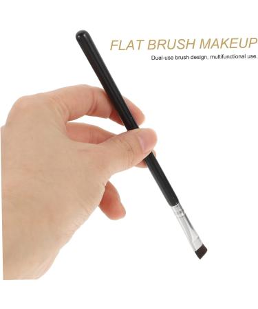 Baluue 30 Pcs Flat Eyebrow Brush Eyeliner Makeup Brush Flat Eyeliner Brush Eye Brush Artificial Fiber Black - Buy Online on SooperMarket.com