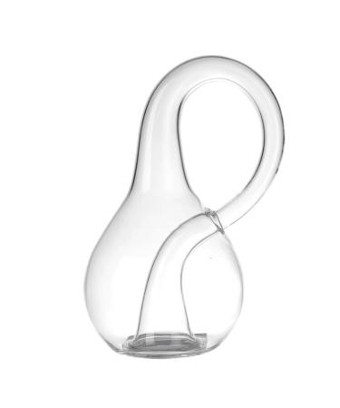 Felix Klein Bottle A Bottle That Looks like It 's Not Full of Water Creative Glass Bottle Clear Water Bottles Amazing Bottle for Home Decor Science Enthusiasts (Transparent 16cmx9cmx12cm) 16cmx9cmx12cm Transparent
