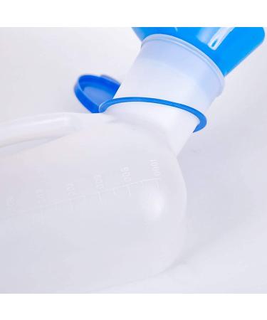 Male Urinal Bottle Camping Toilet Urine Bottle 1000ML Unisex Potty Urinals for Car Toliet Urinal Pot Portable Pee Bottle with A Lid and Funnel Leakproof Urinals for Car Travel Camping Outdoor - Buy Online on SooperMarket.com