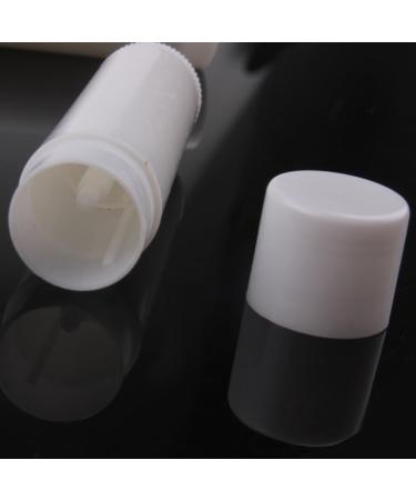 Buy HugeStore 5ML White Empty Plastic Lip Balm Tubes - 50pcs Lipstick Containers with Caps for eCommerce Shipping Worldwide - Buy Online on SooperMarket.com