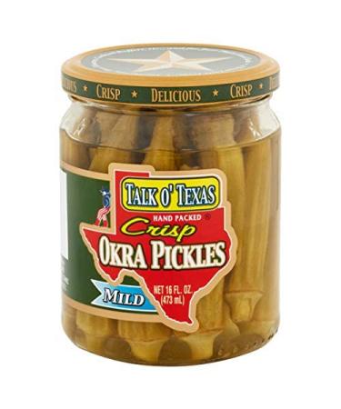Talk O Texas Okra Pickled Mild - 2 Count (Pack of 2) - Buy Online on SooperMarket.com