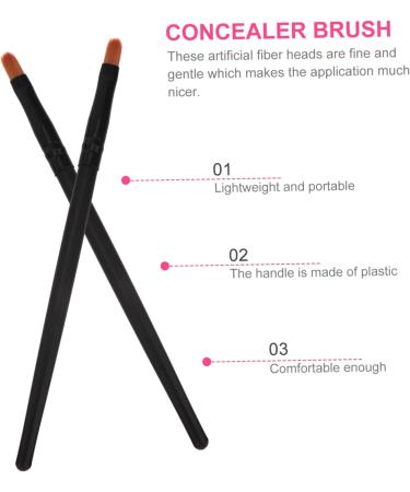 WOONEKY 10pcs Nose Shadow Brush Face Powder Brush Eye Beauty Brush Cosmetic Kit Cream Blush Wooden Handle - Buy Online on SooperMarket.com