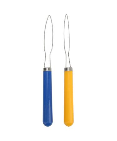 2Pcs Button Hooks 3.3 X 3.5 X 0.6in Clothing Buttoning Aids Zipper Pulls Aids Button Hooks for Elderly and Disabled Person Dressing Aid
