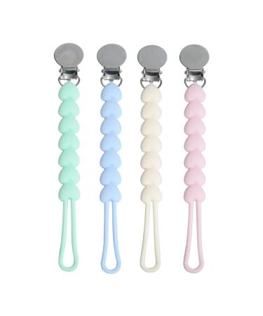 TIAN-K Baby Pacifier Chain | BPA-Free Silicone Dummy Holder for Newborns | Molar Attachment Strap - Buy Online on SooperMarket.com