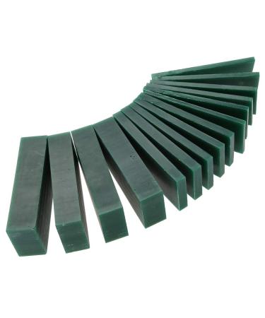 Salmue 15 4/6/8/21/23mm Thickness Green Carving Wax Piece, Jewelry Engraving Making Tool Mold Wax Ring Solid Carving Wax for Jewelry Ring Tool practice