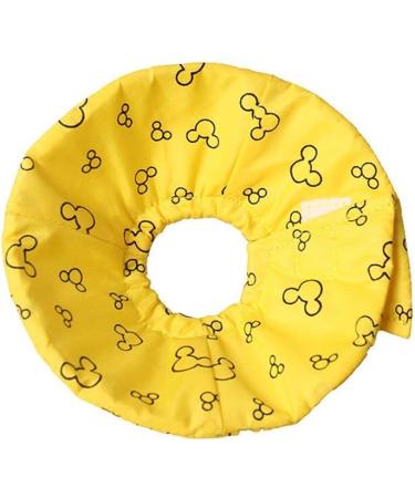 NashaFeiLi Pet Recovery Collar Elizabethan Small Animal Hamster Collar Cone Adjustable Comfy Collar for Hamster Chinchilla Small Pet (S Yellow) S Yellow - Buy Online on SooperMarket.com