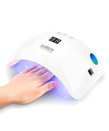 SUNUV UV LED Nail Lamp UV Light for Gel Nails Polish Professional Nail Dryer Curing Lamp with 3 Timers for Home DIY and Nail Salons