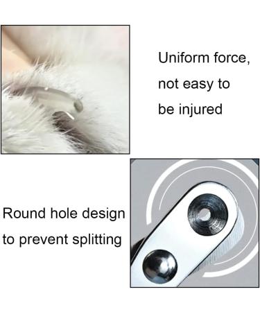 NOOMIEQCF Pet Nail Clippers Round Hole Pet Nail Scissors Stainless Steel Pet Nail Trimmers for Cat Dog Small Animals - Buy Online on SooperMarket.com