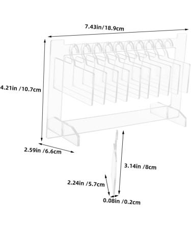 PLAFOPE 2 Sets Nail Display Board Nail Tips Display Holder Nail Art Display Holder False Nail Display Stand Nail Charm Storage Holder Manicure Supplies Nail Art Decor Manicure Art Supply - Buy Online on SooperMarket.com