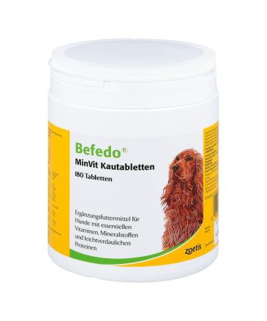 Zoetis - Befedo Minvit Chewable Tablets for Dogs 180 Tablets 1 Pack (1 x 0.62 kilograms)