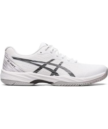 ASICS Men's Gel-Game 9 Tennis Shoes 12.5 - White/Black | Men's Court Shoes - Buy Online on SooperMarket.com