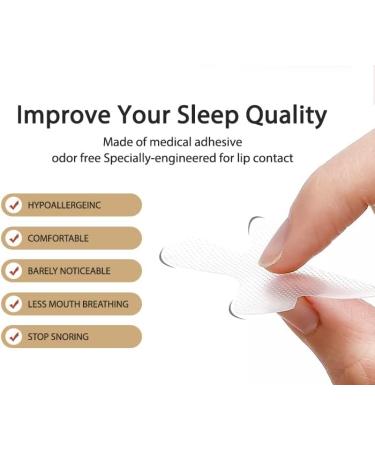 Anti-Snoring Mouth Tape for Sleep Apnea Relief - Odor-Free Lip Contact Adhesive - Buy Online on SooperMarket.com