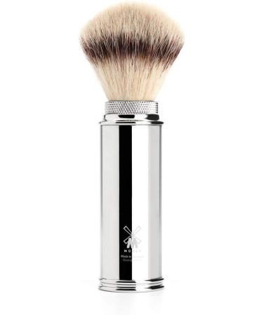 M hle Travel Set - Silvertip Fibre Brush & Gillette-Compatible Razor in Black Leather Case | Premium Shaving Accessories for International Shipping - Buy Online on SooperMarket.com