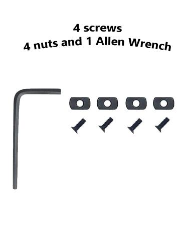GOTICAL 2 Pack M Lok 5 Slots Section Super Value Pack with Screws and Nuts - 4 Screws Included - Buy Online on SooperMarket.com