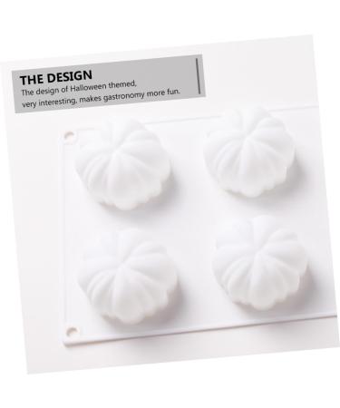 MAGICLULU 6 Pumpkin Silicone Mold Chocolate Molds Candy Molds Halloween Soap Mold Halloween Baking Molds Halloween Party Supplies Pumpkin Fondant Fudge Cake White - Buy Online on SooperMarket.com