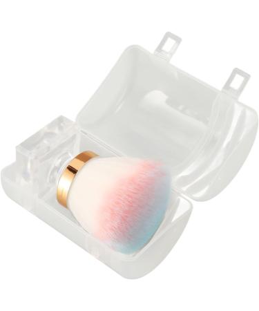 Kabuki Makeup Brush with Transparent Base Soft and Durable Bristles for Blush Powder Blending for Makeup Look - Buy Online on SooperMarket.com