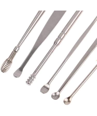 7Pcs Ear Pick Earwax Removal Kit - Portable Ear Cleaner Tool Set With Box - Buy Online on SooperMarket.com