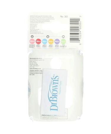 Dr. Brown's Natural Flow Level 1 Standard Nipple - 8 Count Pack - Buy Online - Buy Online on SooperMarket.com