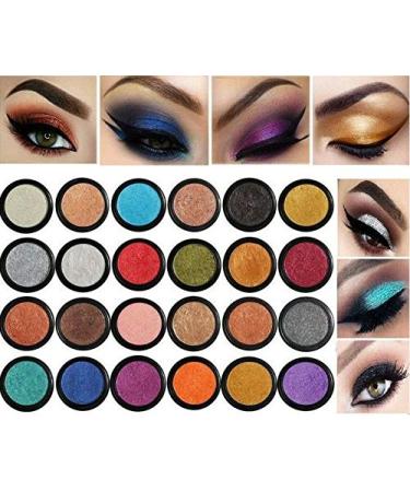 Phoera Morocco Glitter Metallic Eyeshadow Palette - Waterproof, Long-Lasting, High Pigment Formula - Buy Online on SooperMarket.com