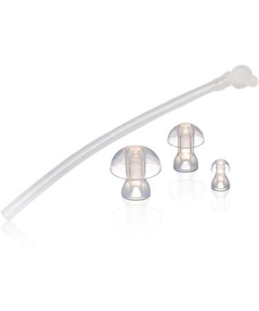 Hiibaby 3 Pieces ear plugs Hearing Aid aids Eartip ear tip ear tips Tubing ear pieces piece-hearing aid tube about 9cm length BTE Hearing Aid Aids Domes and Tube Kit - Buy Online on SooperMarket.com
