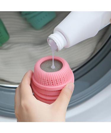 Washing Machine Laundry Ball New Fabric Softener Ball Dispenser for Washer Reusable Lint Remover Eco-Friendly All Natural Detergent Alternative for Washing All Kinds of Clothes (6PCS) - Buy Online on SooperMarket.com