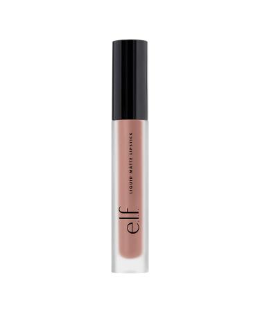 e.l.f. Cosmetics Liquid Matte Lipstick in Praline - 0.1 Ounce - Highly Pigmented, Quick Drying & Smudge Proof Formula with Nourishing and Softening Benefits - Diamond-Shaped Wand for Precise Application - Buy Online on SooperMarket.com